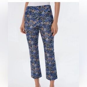 Tuckernuck Wild Hyacinth Ashford High Waist Slim Kick Cropped Pants